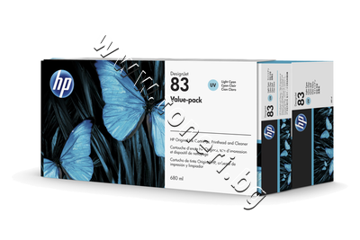 C5004A  HP 83, Light Cyan (680 ml)