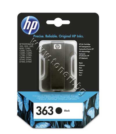 C8721EE  HP 363, Black