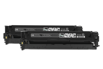            HP 128A  CM1415/CP1525 2-pack, Black (2x2K)