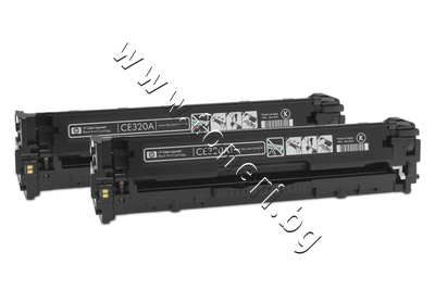 CE320AD  HP 128A  CM1415/CP1525 2-pack, Black (2x2K)