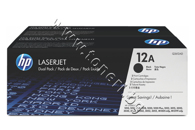 Q2612AD  HP 12A  1010/1020/3000 2-pack (2x2K)