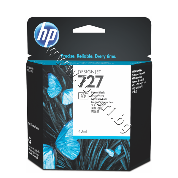 B3P17A Мастило HP 727, Photo Black (40 ml) - изображение 1 от 2