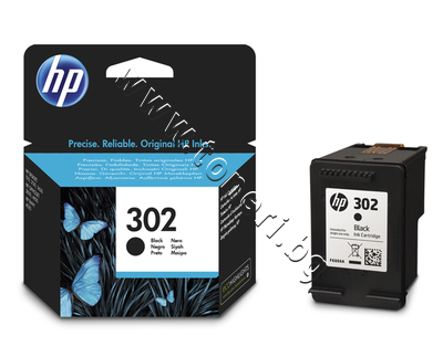 F6U66AE  HP 302, Black