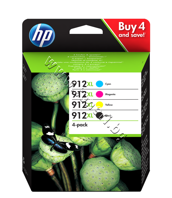 3YP34AE Мастило HP 912XL combo 4-pack, 4 цвята - изображение 1 от 2