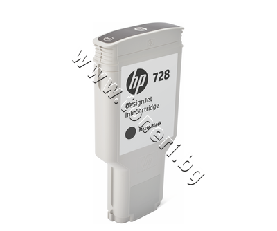 F9J68A  HP 728, Matte Black (300 ml)