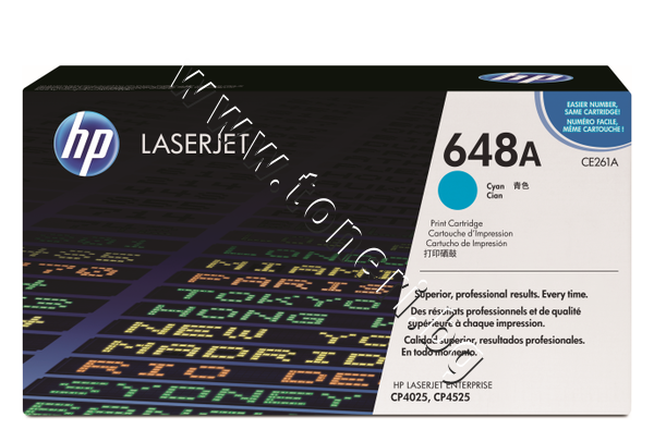 CE261A Тонер HP 648A за CP4025/CP4525, Cyan (11K) - изображение 1 от 1