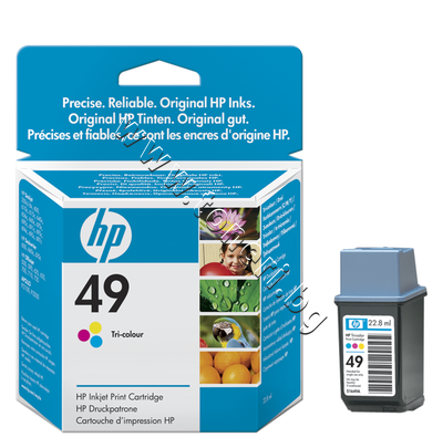 51649AE Касета HP 49, Tri-color 22.8 ml