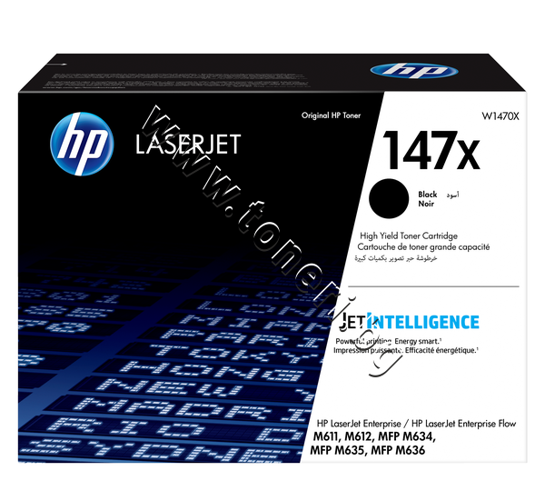 W1470X Тонер HP 147X за M611/M612/M635/M636 (25.2K) - изображение 1 от 4