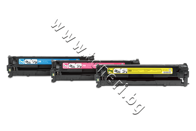 CF373AM Тонер HP 125A за CP1215/CM1312 3-pack, 3 цвята (3x1.4K)