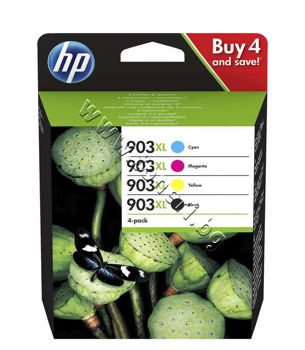 3HZ51AE Мастило HP 903XL combo 4-pack, 4 цвята - изображение 1 от 2