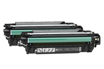 Оригинални тонер касети и тонери за цветни лазерни принтери » Тонер HP 504X за CP3525/CM3530 2-pack, Black (2x10.5K)