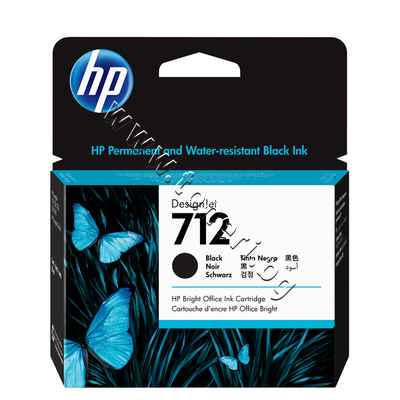 3ED71A  HP 712, Black (80 ml)