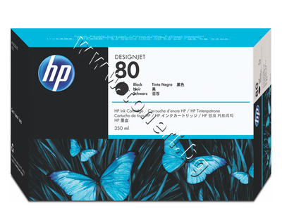 C4871A  HP 80, Black (350 ml)