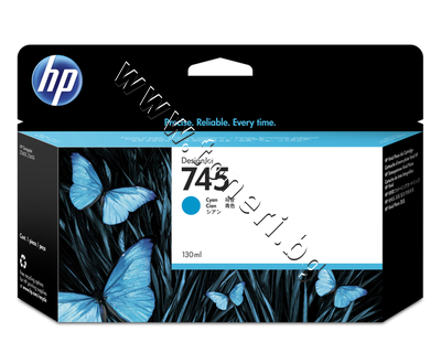 F9J97A  HP 745, Cyan (130 ml)