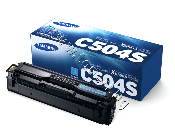 SU025A Тонер Samsung CLT-C504S за SL-C1810/C1860, Cyan (1.8K) - изображение 1 от 3