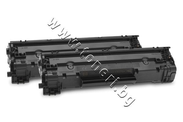 CE278AD Тонер HP 78A за M1536/P1566/P1606 2-pack (2x2.1K) - изображение 2 от 3