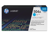Оригинални тонер касети и тонери за цветни лазерни принтери » Тонер HP 504A за CP3525/CM3530, Cyan (7K)