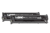            HP 125A  CP1215/CM1312 2-pack, Black (2x2.2K)