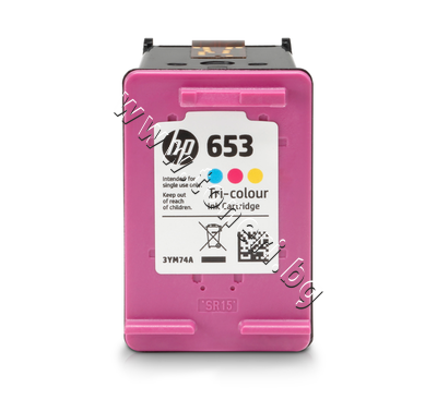 3YM74AE  HP 653, Tri-color
