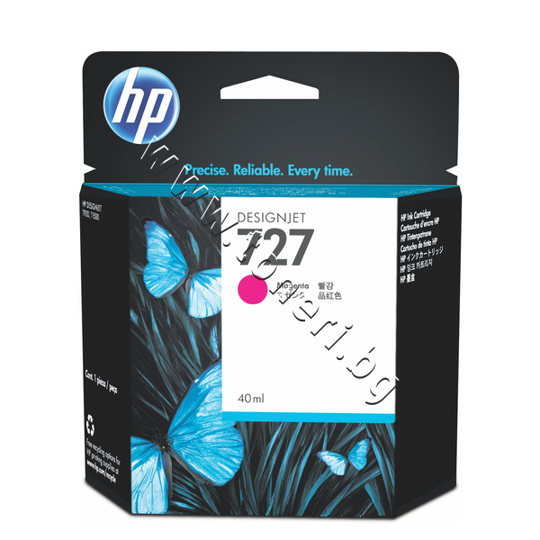B3P14A Мастило HP 727, Magenta (40 ml) - изображение 1 от 2