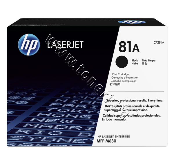 CF281A Тонер HP 81A за M604/M605/M606/M630 (10.5K) - изображение 1 от 1