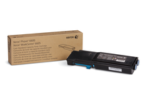 Оригинални тонер касети и тонери за цветни лазерни принтери » Тонер Xerox 106R02249 за 6600/6605, Cyan (2K)