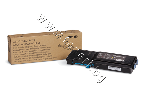 106R02249 Тонер Xerox 106R02249 за 6600/6605, Cyan (2K) - изображение 1 от 1