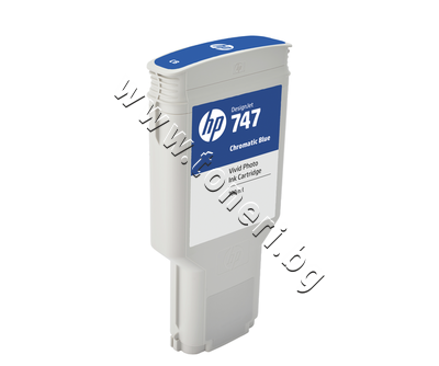 P2V85A  HP 747, Chromatic Blue (300 ml)