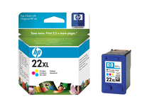          HP 22XL, Tri-color