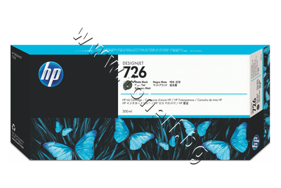 CH575A  HP 726, Matte Black (300 ml)