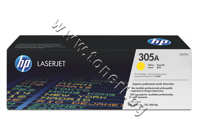 CE412A Тонер HP 305A за M375/M451/M475, Yellow (2.6K)
