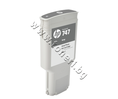 P2V86A  HP 747, Gray (300 ml)