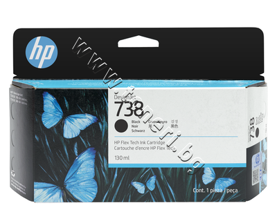 498N4A  HP 738, Black (130 ml)