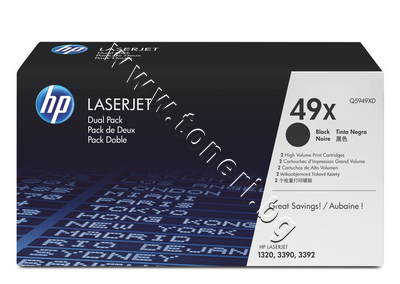 Q5949XD  HP 49X  1320/3390 2-pack (2x6K)