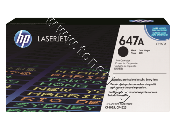 CE260A Тонер HP 647A за CP4025/CP4525, Black (8.5K) - изображение 1 от 1
