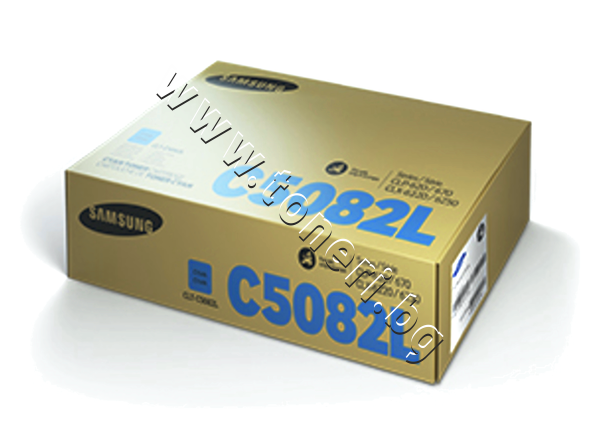 SU055A Тонер Samsung CLT-C5082L за CLP-620/670/CLX-6220, Cyan (4K) - изображение 3 от 3