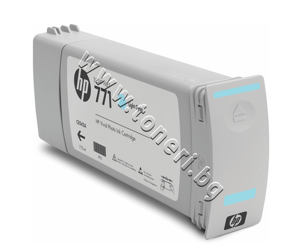 B6Y12A Мастило HP 771C, Light Cyan (775 ml) - изображение 2 от 2