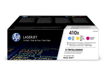 Оригинални тонер касети и тонери за цветни лазерни принтери » Тонер HP 410X за M377/M452/M477 3-pack, 3 цвята (3x5K)