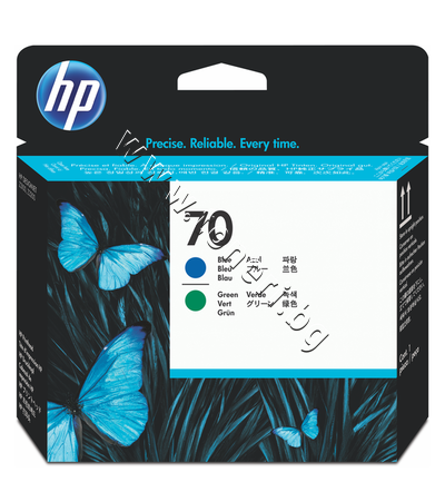 C9408A  HP 70, Blue + Green