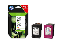          HP 302 combo 2-pack, 4 