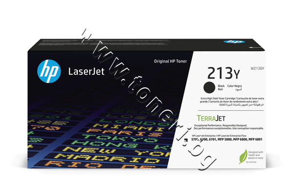 W2130Y Тонер HP 213Y за 5700/5800/6700/6800, Black (18K) - изображение 1 от 4