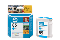 Оригинални мастила и глави за широкоформатни принтери » Мастило HP 85, Cyan (28 ml)