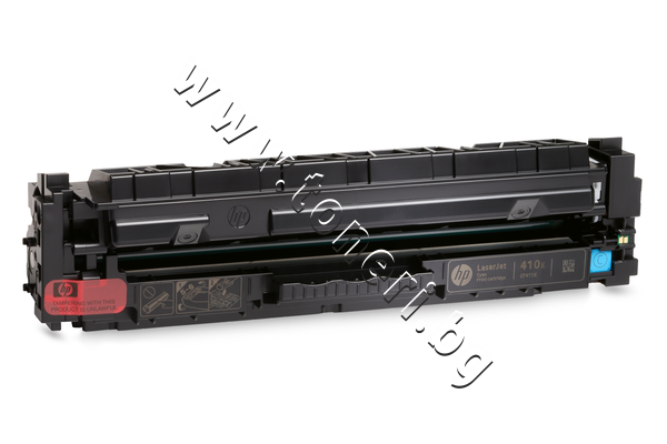 CF411X Тонер HP 410X за M377/M452/M477, Cyan (5K) - изображение 2 от 3