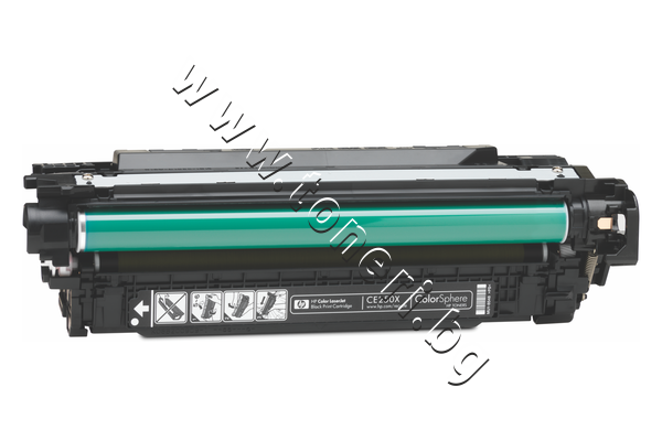 CE250X Тонер HP 504X за CP3525/CM3530, Black (10.5K) - изображение 2 от 4