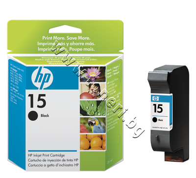 C6615DE  HP 15, Black 25 ml