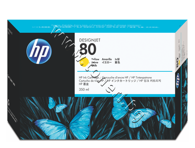 C4848A  HP 80, Yellow (350 ml)