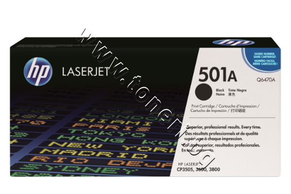 Q6470A Тонер HP 501A за CP3505/3600/3800, Black (6K) - изображение 1 от 1