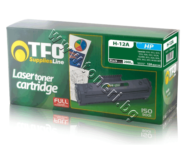 TFH12A TF1 Тонер Q2612A HP 12A за 1010/1020/3000 (2K) - изображение 1 от 1
