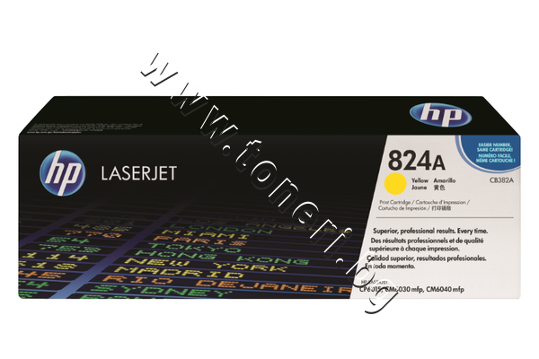 CB382A Тонер HP 824A за CP6015/CM6030, Yellow (21K) - изображение 1 от 1